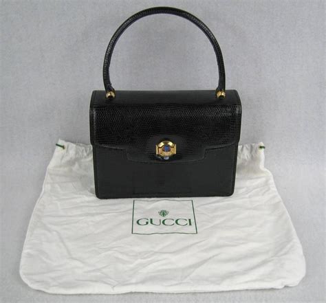 vintage gucci black handbag|small black vintage Gucci purse.